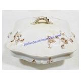 Porcelain Casserole Covered Dish & China Plates