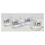 Iowa Mutual Glass Coffee Mugs