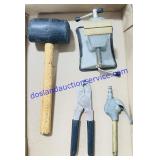 Hobby Vise, Rubber Hammer and Tools