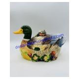 Ceramic Mallard Terrin With Cover