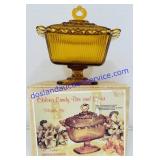Indiana Glass Co. Oblong Candy Box & Cover