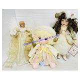 (3) Vintage Collectible Dolls