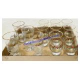 12 Holiday Drinking Glasses