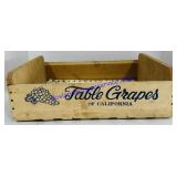 Vintage Table Grapes Of California Crate