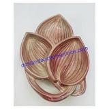 McCoy Ceramic Three-leaf Divided Dish