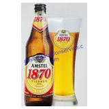 Amstel Beer Metal Sign 23 x 14'