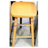 2' Tall Wooden Stool