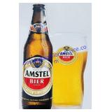 Amstel Beer Metal Sign 23 x 14'