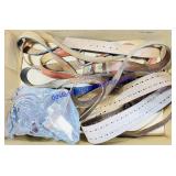 Lot of Leather Belts and Luggage Straps