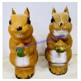Plastic Outdoor Squirrel Lawn Decorations