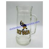 Iowa Hawkeyes Glass Mug