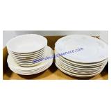 Vintage China Plates and Bowls (chipped)