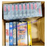 VHS Movie and Blank Tapes