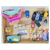 Vintage Match Box Cars & Polly Pocket Dolls