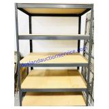 6x4x2' Metal & Pressboard Large 5 Shelf Unit