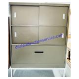 Metal Sliding Door Filing Cabinet 18x36x50'