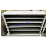 Grey Painted Wooden Shelving 39x13x29'