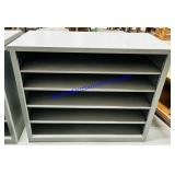Grey Painted Wooden Shelving 39x13x29'