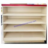 Vinyl Sloped White Parts Bin Shelving 43x10x40'