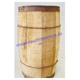 Wooden and Metal Nail Keg 18 x 10'