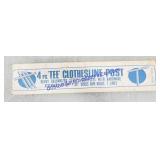 Tee Clothesline & (3) Bag Chairs