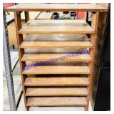 Wooden Small Multiple Shelving Unit 12x30x43'