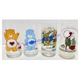 Care Bear and Smurf Collectors Glasses