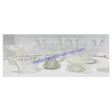 Crystal Glass Candleholders & Dishes