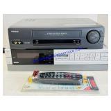 Admiral VHS Player and RCA VCR and Cassette