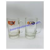 A&W Glass Mugs