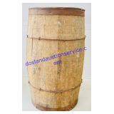 Wooden and Metal Nail Keg 18 x 10'