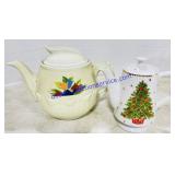 Teapots, Glass Pitcher, Amanda Plate & Harker