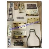 Lot of Brass Hinges & Stirrup