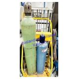 Oxy-Acetylene Tanks w/ Cart & Hose