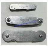 3 Starrett Feeler Gauges (272B, 178B, & 178A)