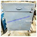 Blue Metal Tool Cabinet 25x28x43"