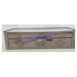 Kennedy Two Drawer Metal Tool Box 20x10x8"