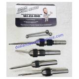 (6) Starrett Center Finders