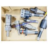 Lot of End Mill Holders & Cutting Tools