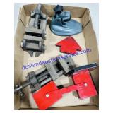 2 Bench Vises & Tool Magnets