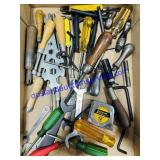 Tape Measure, Drivers, Wrenches, Etc