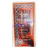 40 Pc Metric Tap & Die Set