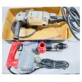 Corded Angle Grinder & Hammer Drill