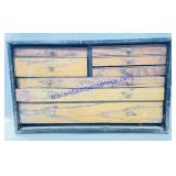 Wood & Metal 8 Drawer Tool Box