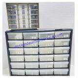 (2) Plastic Parts Bins