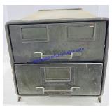 Steel Parts Bin w/ Washers, Etc (11x11x25")