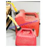 2 Plastic Gas Cans