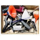 Funnels, Allen Wrenches, Clamps, Etc