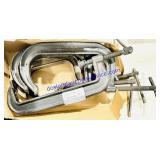 4 Large C Clamps
