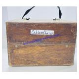 Hinged Wooden Box 10x7x8"